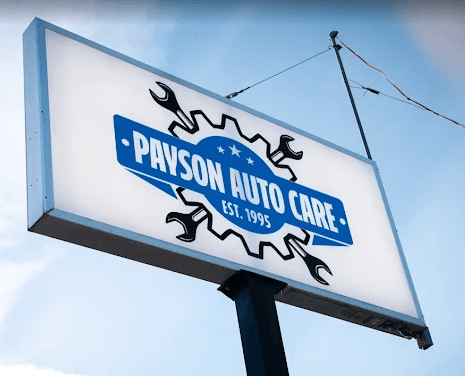 Payson Auto Care roadside sign